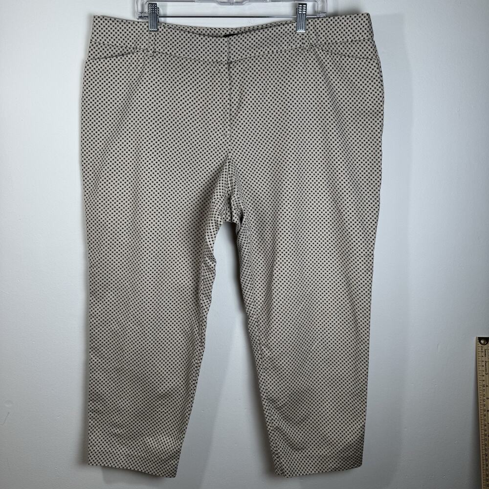 LIZ CLAIBORNE Career Emma Classic Fit Women’s Pants Size 18 Beige Work Classic